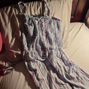 Girls' Striped  Sundress